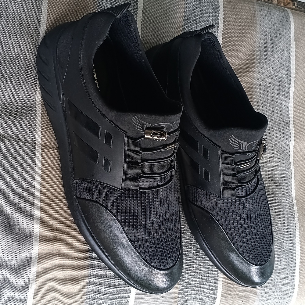 Black casual men's shoes - Picture 2 of 6